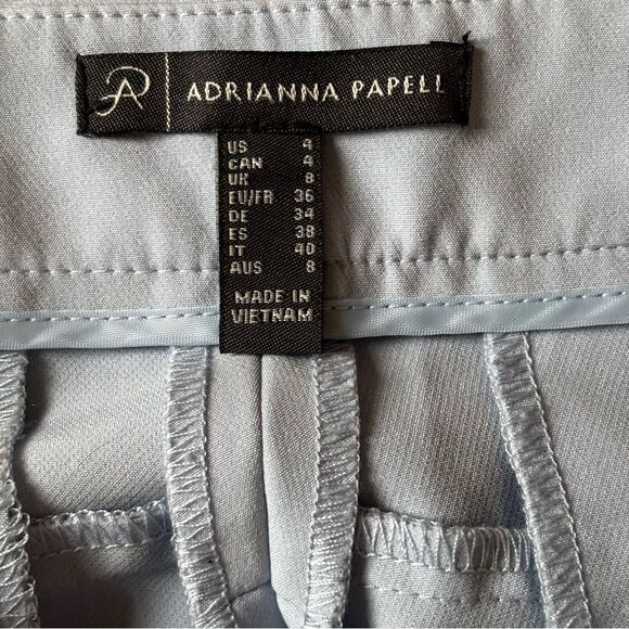 Adrianna Papell Ice Blue Straight Leg Pants | EUC | Size 4 - Picture 6 of 7